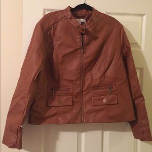 New York & Co Faux Leather Jacket, new with tags.